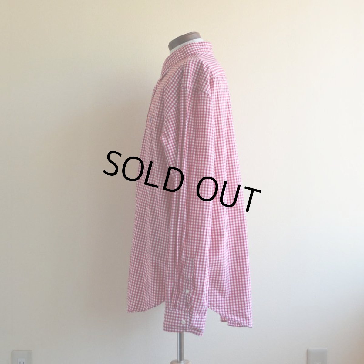 画像4: RalphLauren ボタンダウンシャツ　 ギンガムチェック　 表記XXL  (4)