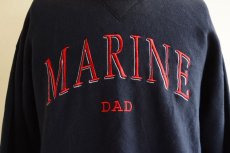 画像7: MARINE DAD 刺繍ロゴスウェット　 表記M  (7)
