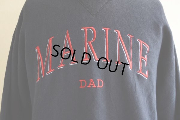 画像7: MARINE DAD 刺繍ロゴスウェット　 表記M 