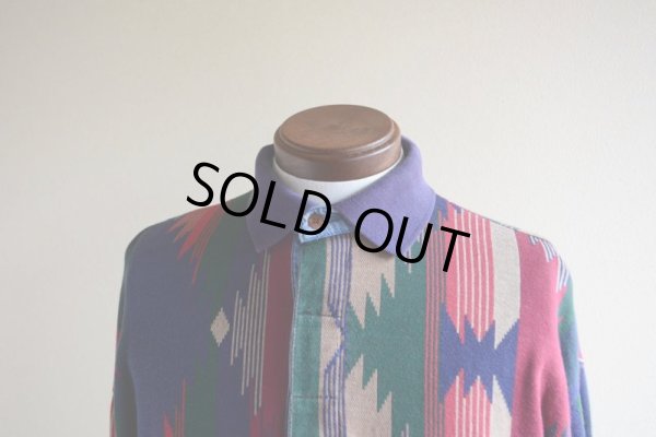 画像6: 1990s CHAPS L/Sポロシャツ  表記M