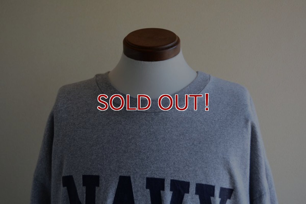 画像7: 1990s The Cotton Exchange US.NAVYロゴ プリントTシャツ　 表記XXL  (7)
