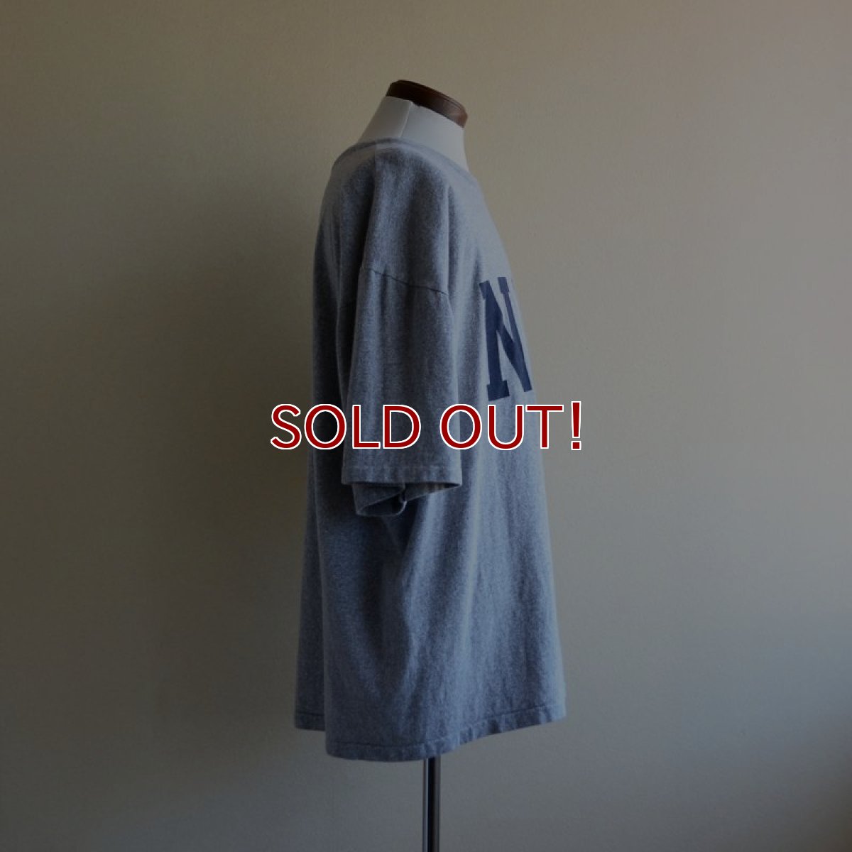 画像2: 1990s The Cotton Exchange US.NAVYロゴ プリントTシャツ　 表記XXL  (2)