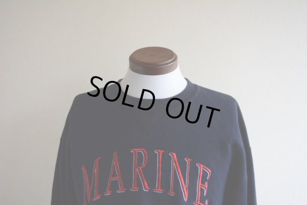 画像6: MARINE DAD 刺繍ロゴスウェット　 表記M 
