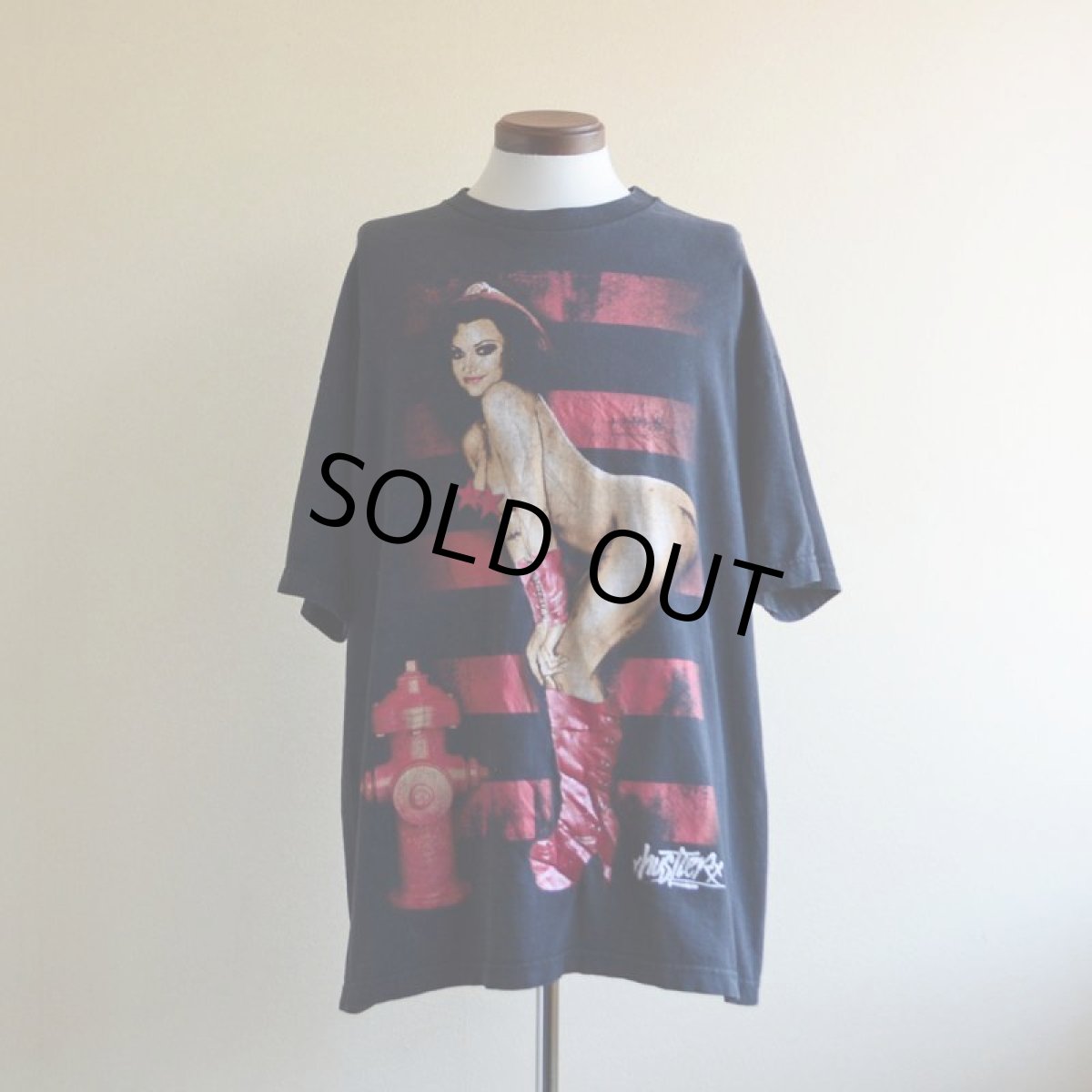 画像1: HUSTLER エロプリントTシャツ　 表記XL  (1)