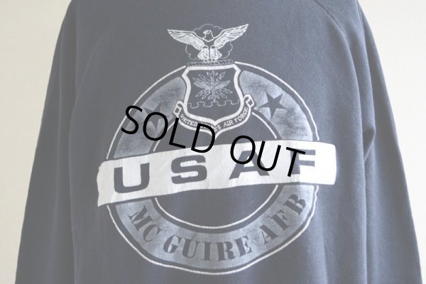 画像7: 1980s ARTEX US.AIR FORCE プリントスウェット　 表記M 