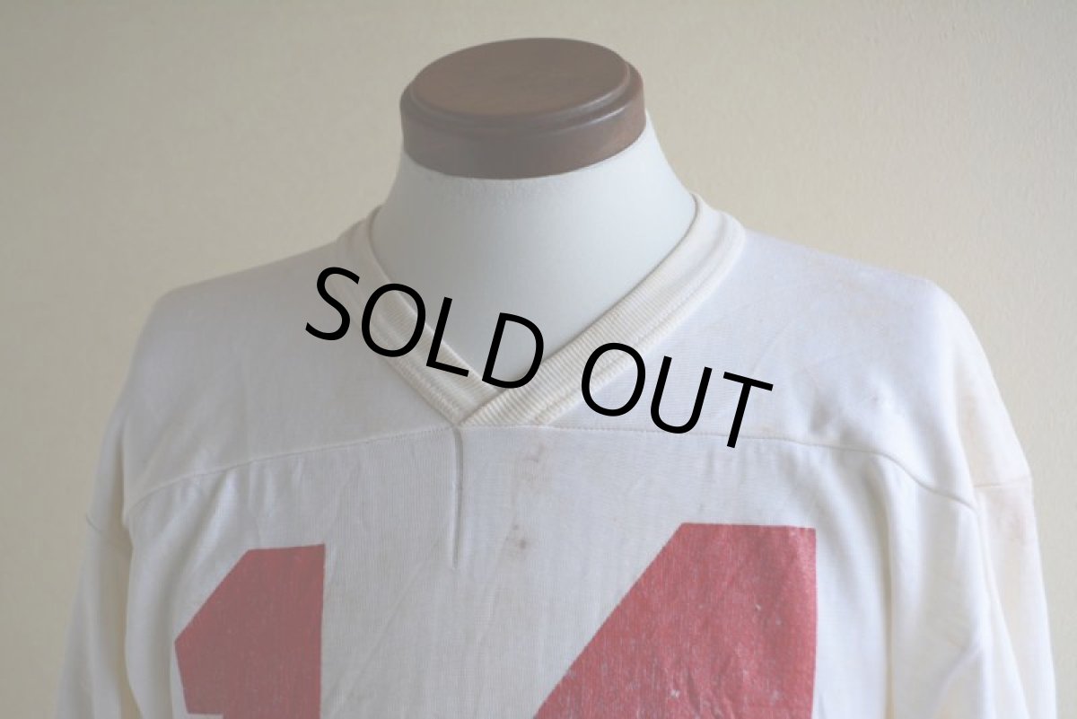 画像7: 1980s Champion ナンバリングフットボールTシャツ　 表記M  (7)