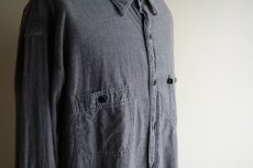 画像13: POLO JEANS Co. ブラックシャンブレーシャツ　 表記XL  (13)
