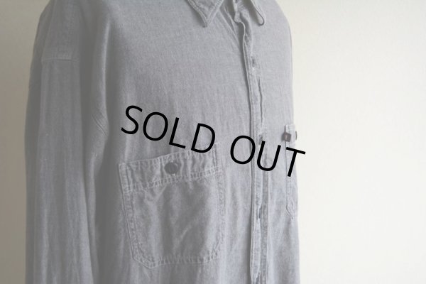 画像13: POLO JEANS Co. ブラックシャンブレーシャツ　 表記XL 