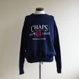 画像1: CHAPS RALPH LAUREN ロゴプリントスウェット　<br>表記L<br> (1)