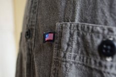 画像9: POLO JEANS Co. ブラックシャンブレーシャツ　 表記XL  (9)