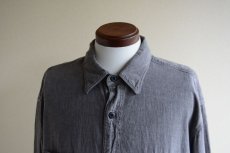 画像6: POLO JEANS Co. ブラックシャンブレーシャツ　 表記XL  (6)