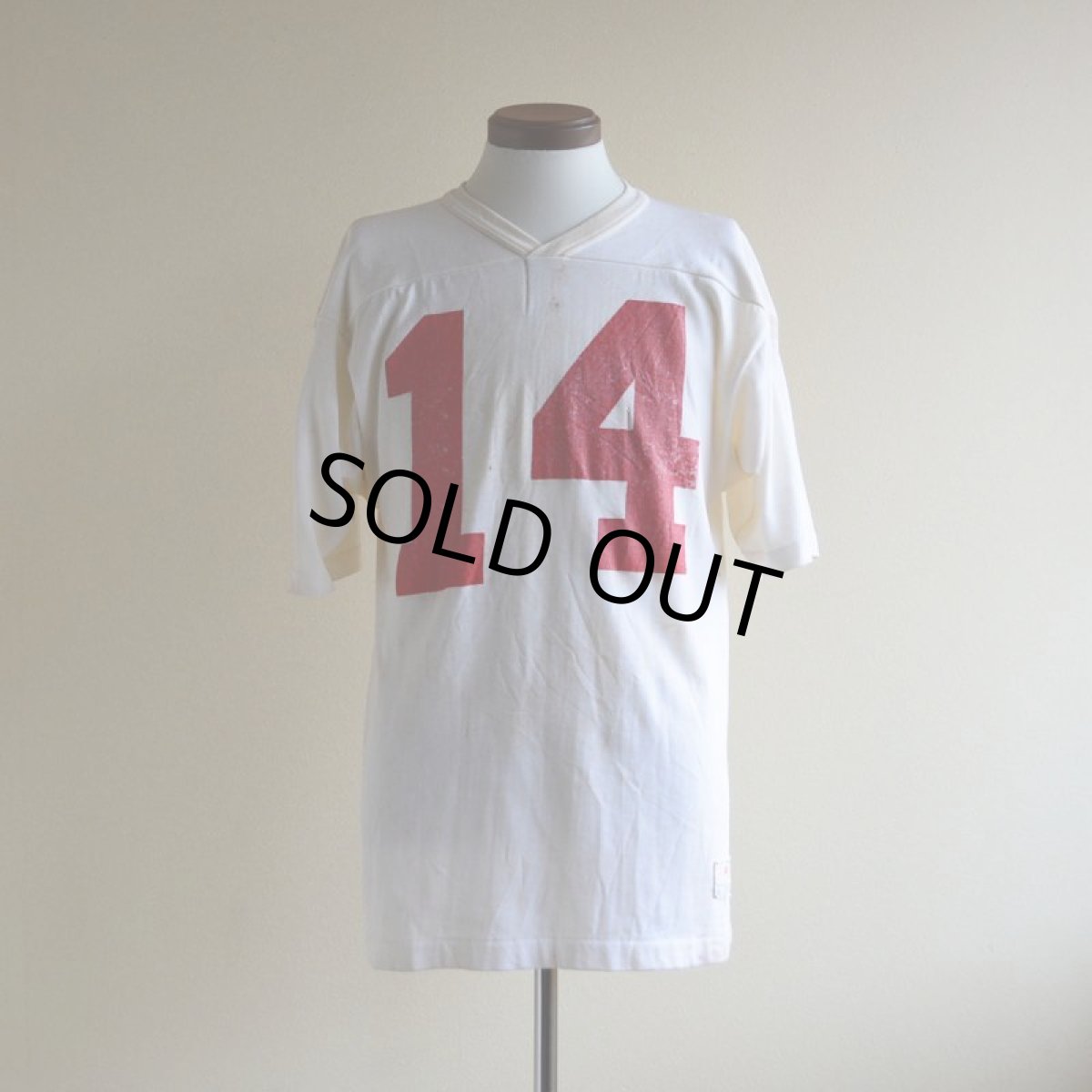 画像1: 1980s Champion ナンバリングフットボールTシャツ　 表記M  (1)