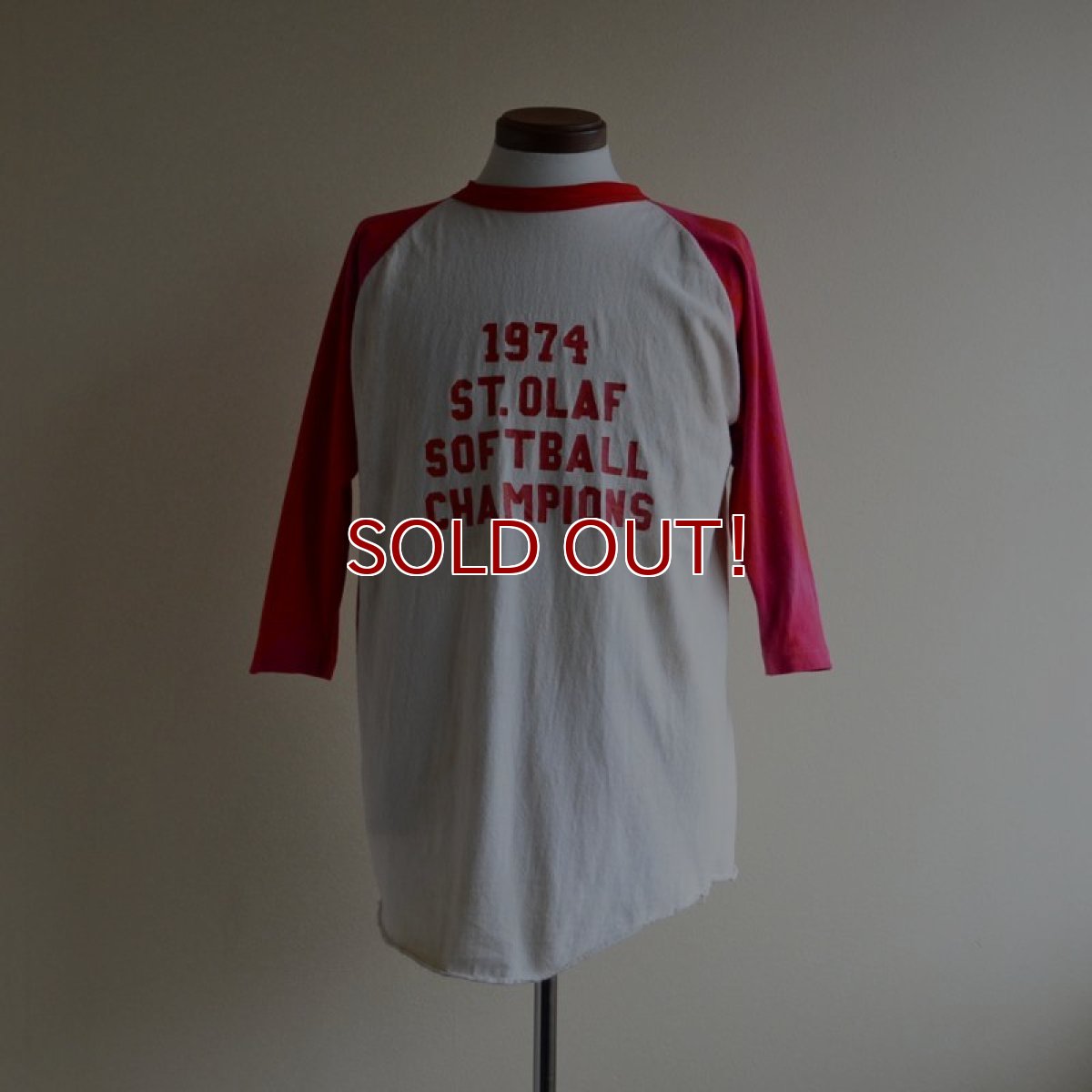 画像1: 1970s RUSSELL ベースボールTシャツ　 表記XL  (1)