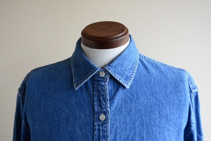 LAUREN JEANS Co. デニムシャツ 表記WOMAN'S L - 古着屋HamburgCafe