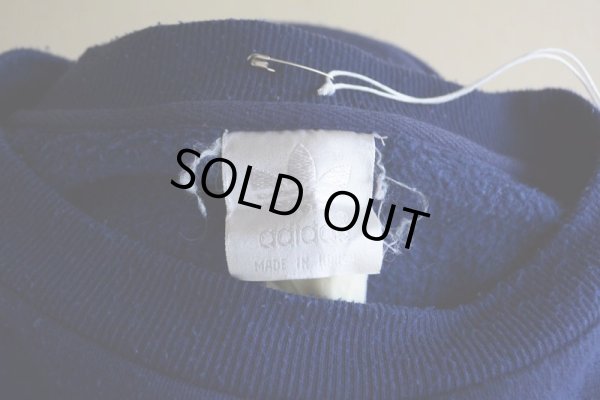 画像5: 1980s〜 adidas トレフォイルロゴ刺繍スウェット  実寸L