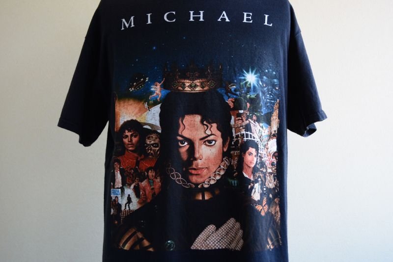 MICHAEL JACKSON Tシャツ 実寸ML - 古着屋HamburgCafe