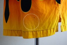 画像11: DAVID CAREY ファイヤーパターン 半袖シャツ　 COTTON×RAYON　 表記L  (11)