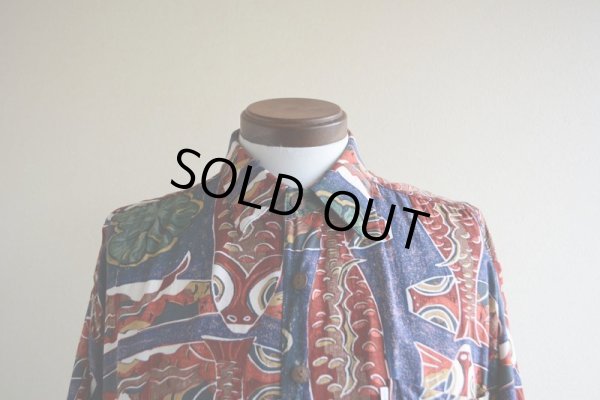 画像8: KAHALA 鯉柄 レーヨンアロハシャツ  表記M