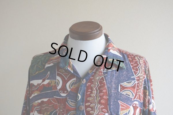 画像7: KAHALA 鯉柄 レーヨンアロハシャツ  表記M