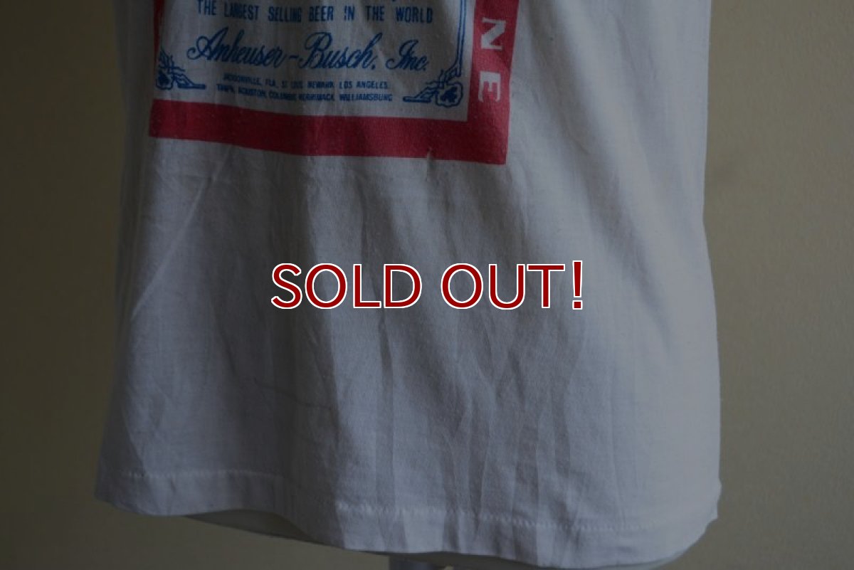 画像14: 1970s Budweiser リンガーTシャツ　 実寸S  (14)