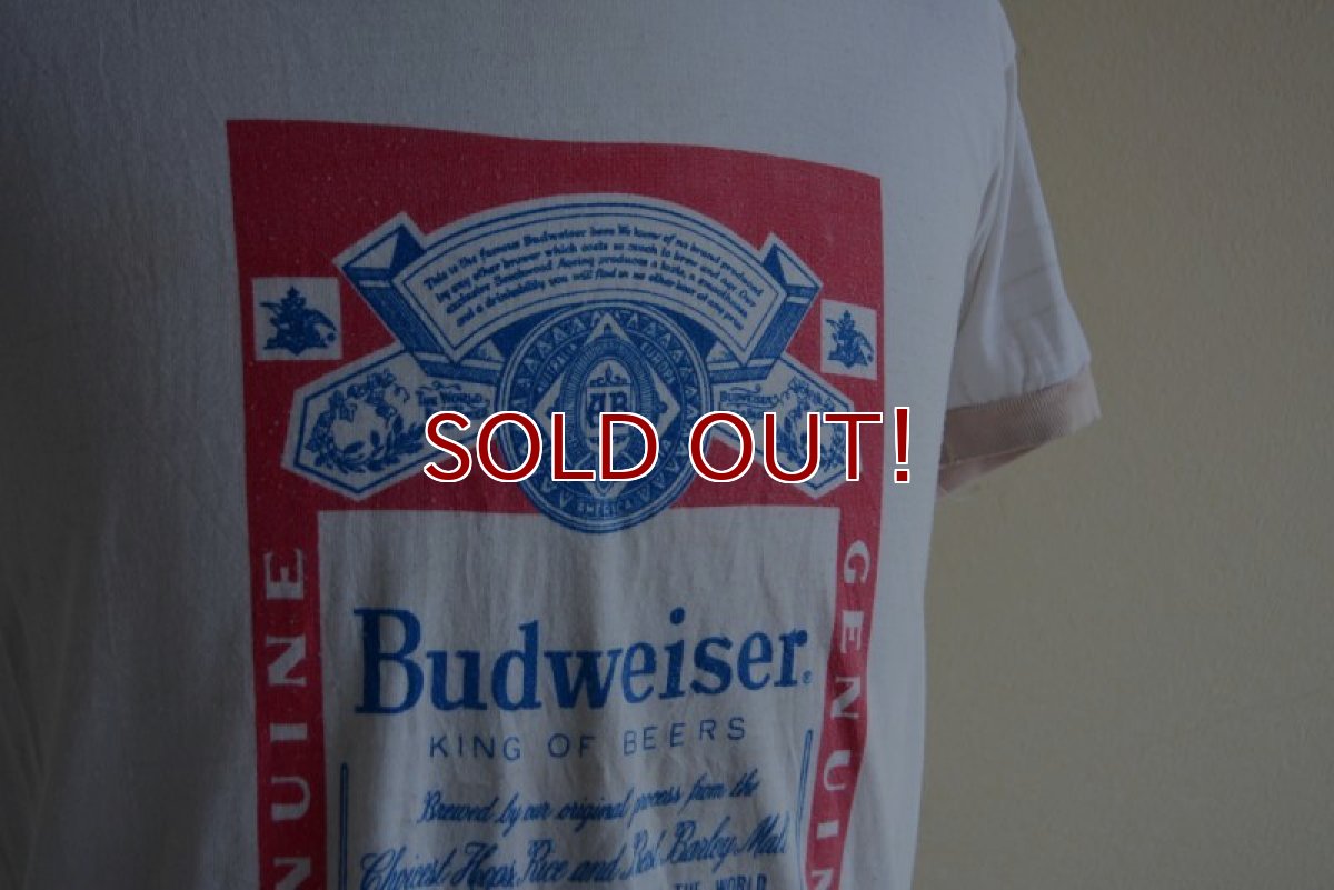 画像12: 1970s Budweiser リンガーTシャツ　 実寸S  (12)