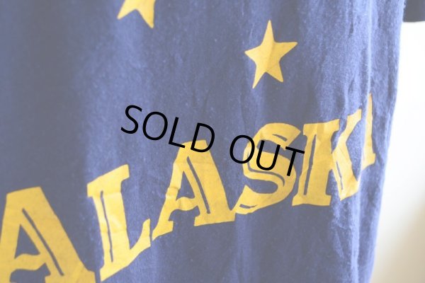画像9: 1980s ALASKA 州旗プリントTシャツ  表記L