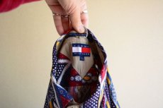 画像5: 1990s TOMMY HILFIGER 総柄 半袖シャツ　 表記L  (5)