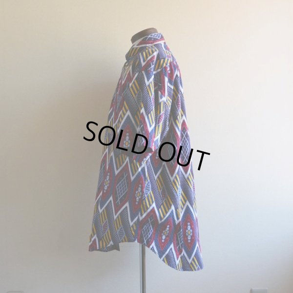 画像4: 1990s TOMMY HILFIGER 総柄 半袖シャツ　 表記L 