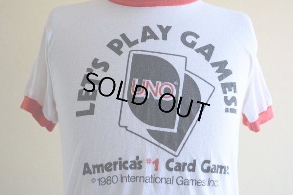 画像7: 1980s UNO リンガーTシャツ  SCREEN STARS  表記M