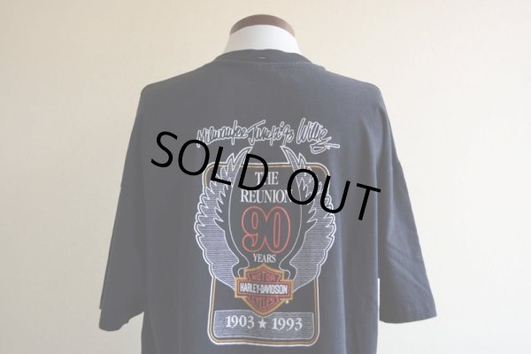 画像11: 1990s HARLEY-DAVIDSON 90周年アニバーサリーTシャツ　 表記XL 