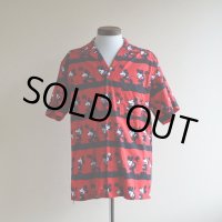 Mickey Mouse 半袖コットンシャツ　 実寸M 