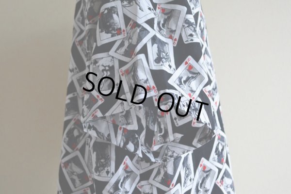 画像9: C-TWO セクシートランプ柄 ポリエステルシャツ　 表記L 