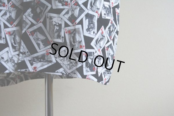 画像8: C-TWO セクシートランプ柄 ポリエステルシャツ　 表記L 