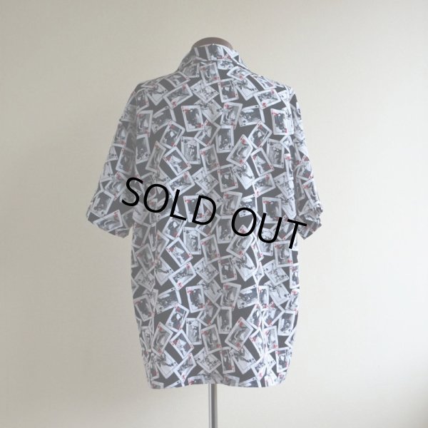 画像3: C-TWO セクシートランプ柄 ポリエステルシャツ　 表記L 