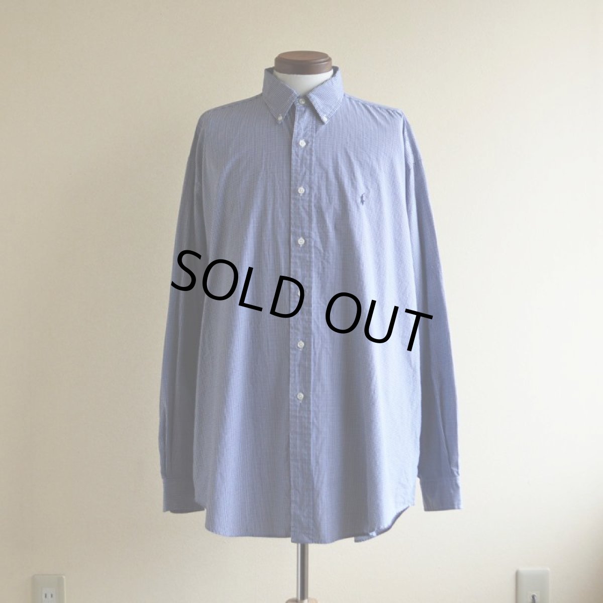 画像1: RalphLauren ボタンダウンシャツ　 表記XL  (1)