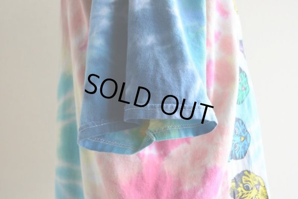 画像10: 猫タイダイTシャツ  表記XL