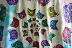 画像8: 猫タイダイTシャツ　 表記XL  (8)