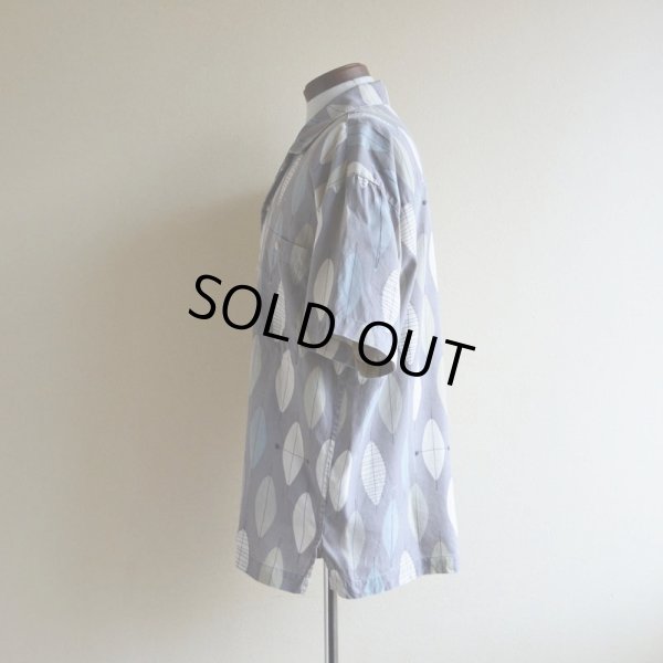 画像4: BACHRACH 総柄シルクシャツ　 ヘリンボーン　 表記M 