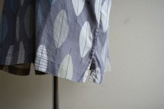 画像11: BACHRACH 総柄シルクシャツ　 ヘリンボーン　 表記M  (11)