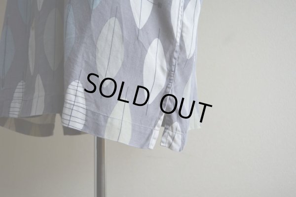 画像11: BACHRACH 総柄シルクシャツ　 ヘリンボーン　 表記M 