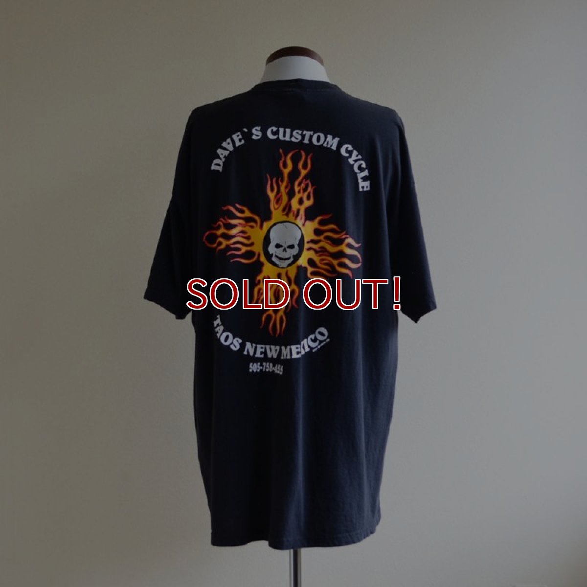 画像3: 1990s DAVE'S CUSTOM CYCLE  モーターサイクルTシャツ　 セクシープリント　 表記XL  (3)