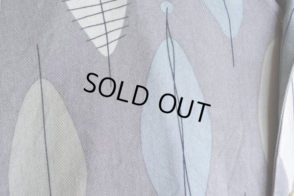 画像14: BACHRACH 総柄シルクシャツ　 ヘリンボーン　 表記M 