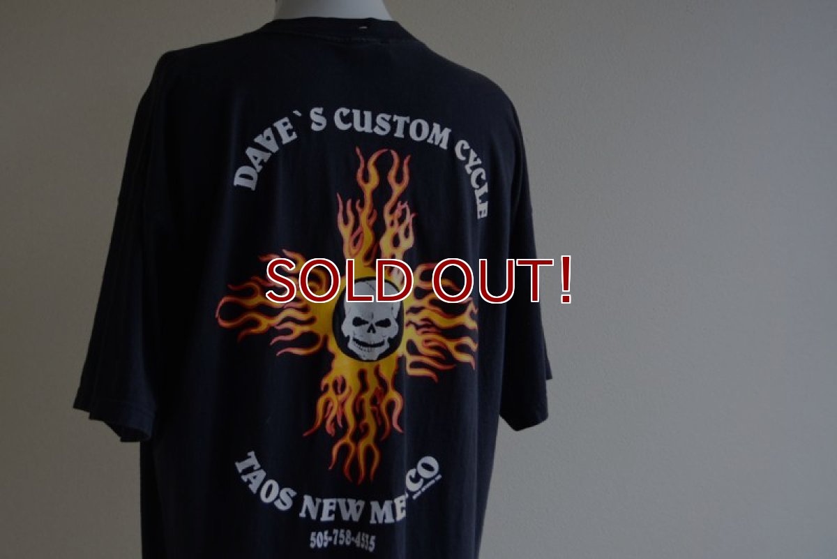 画像12: 1990s DAVE'S CUSTOM CYCLE  モーターサイクルTシャツ　 セクシープリント　 表記XL  (12)