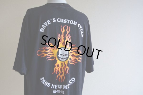 画像12: 1990s DAVE'S CUSTOM CYCLE  モーターサイクルTシャツ  セクシープリント  表記XL