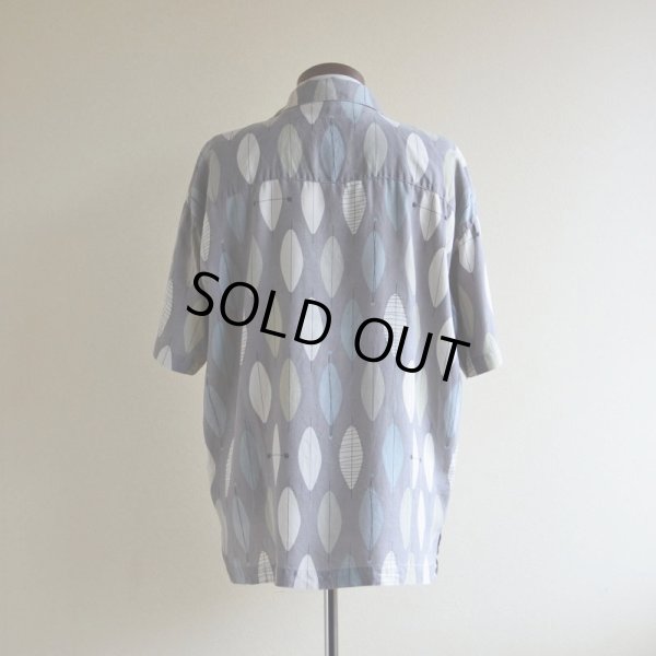 画像3: BACHRACH 総柄シルクシャツ　 ヘリンボーン　 表記M 