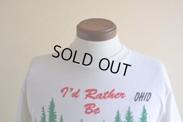 画像6: 1980s I'd Rather Be Fishing Tシャツ  表記L