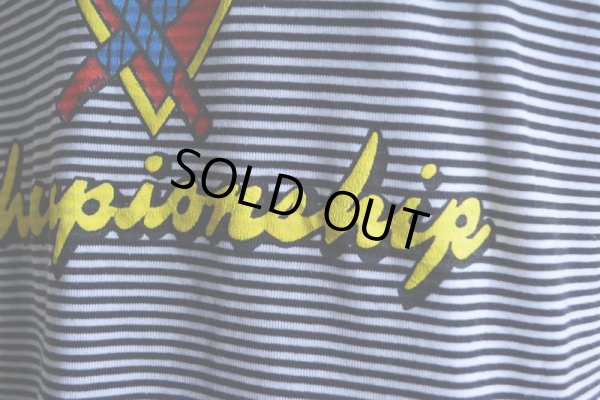 画像10: 1990s TENNIS ボーダーTシャツ　 表記L 