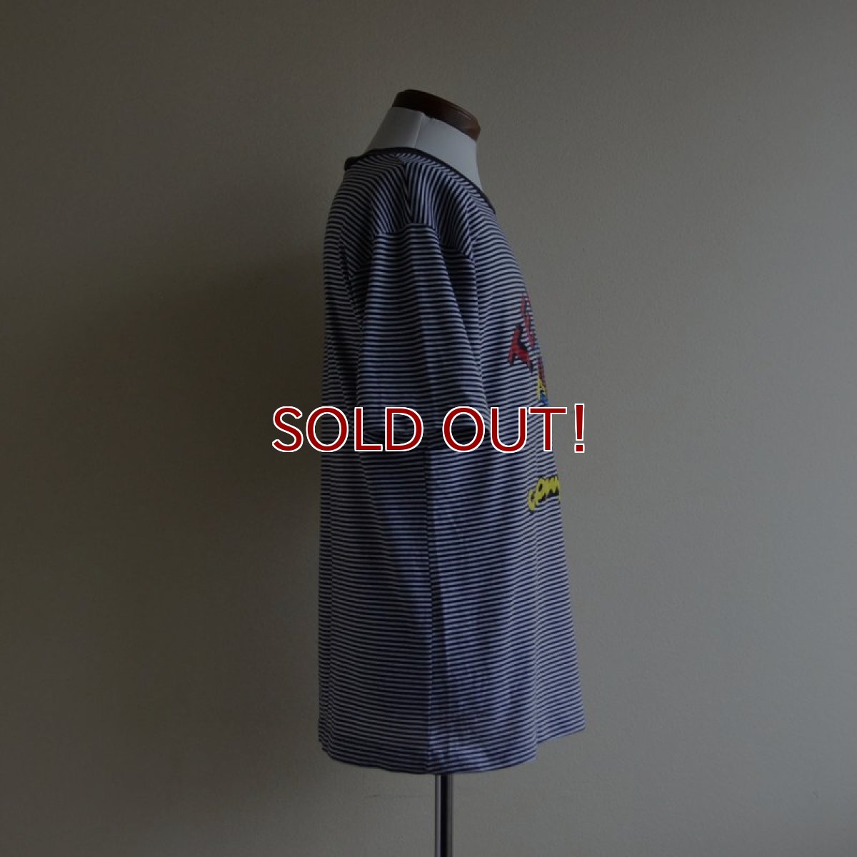 画像2: 1990s TENNIS ボーダーTシャツ　 表記L  (2)