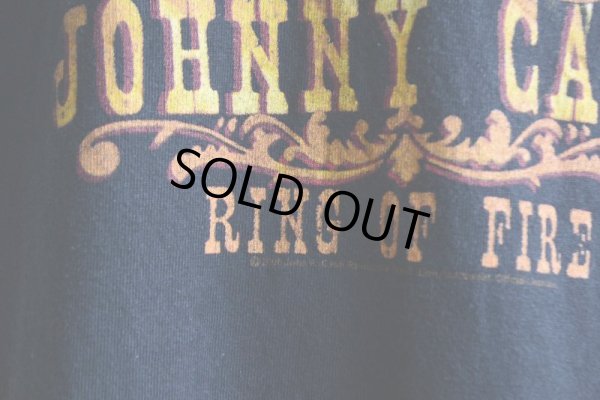 画像10: 2000s JOHNNY CASH RING OF FIRE Tシャツ  表記L