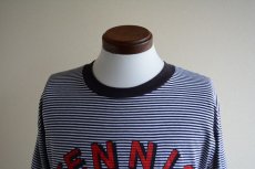 画像7: 1990s TENNIS ボーダーTシャツ　 表記L  (7)